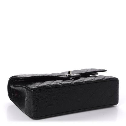 Chanel Caviar Quilted Medium Double Flap Black 3 of 10
