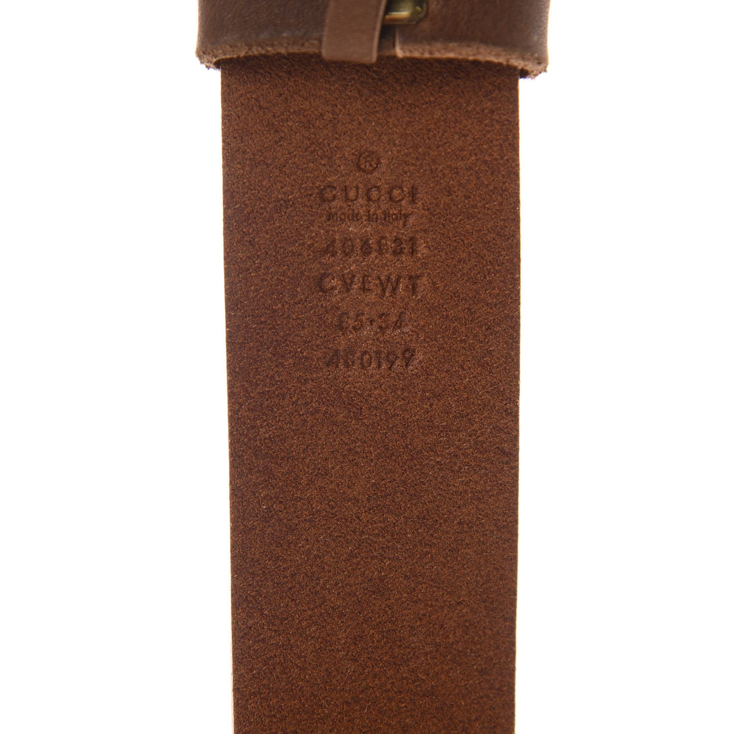 Faded Calfskin L'Aveugle Par Amour Embroidered Double G 40mm Belt 85 34 Cuir