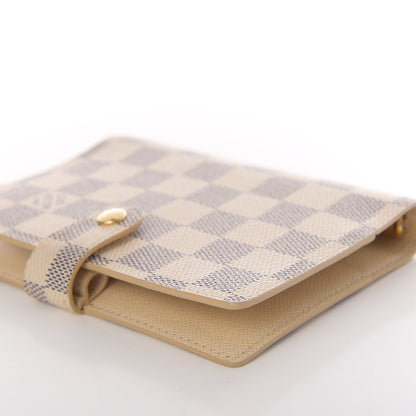 Louis Vuitton Damier Azur Small Ring Agenda Cover 7 of 9