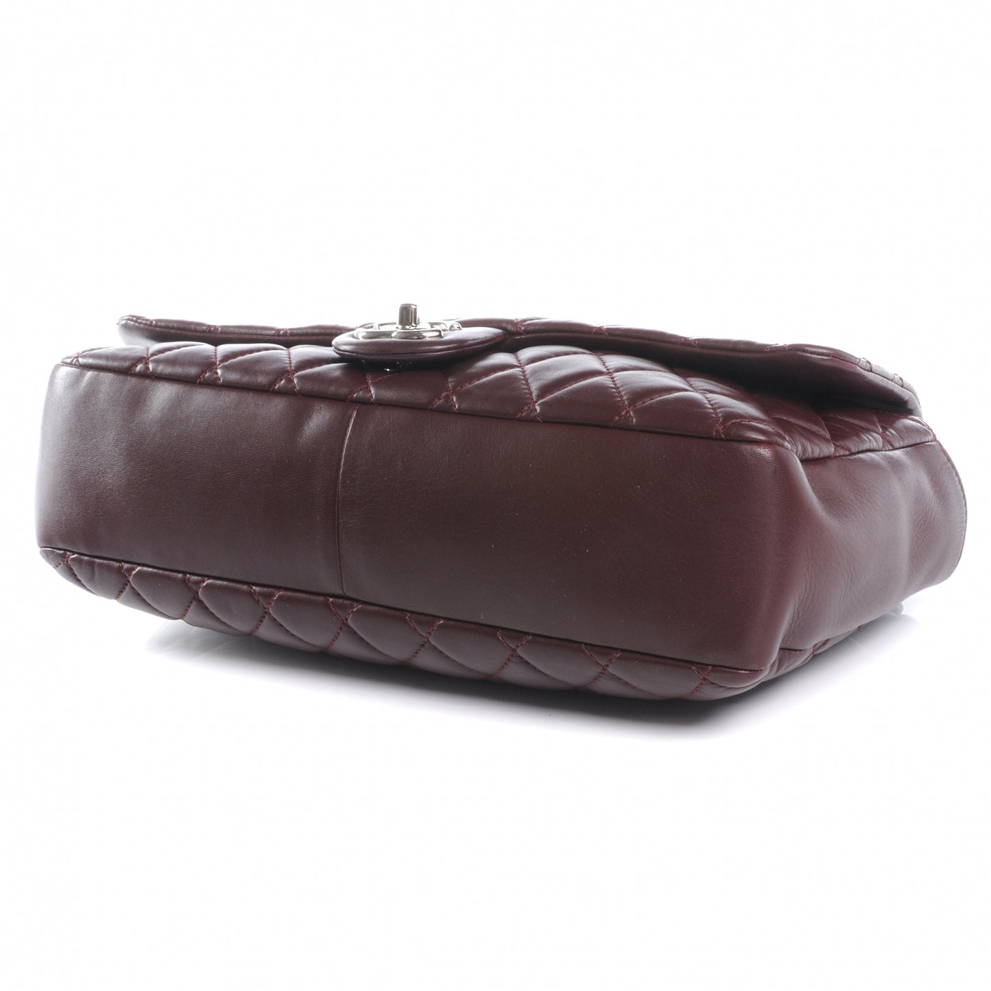 Lambskin Coco Rain Flap Bordeaux