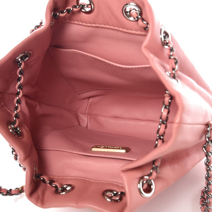 Chanel Python Calfskin Small Gabrielle Bucket Pink 6 of 10