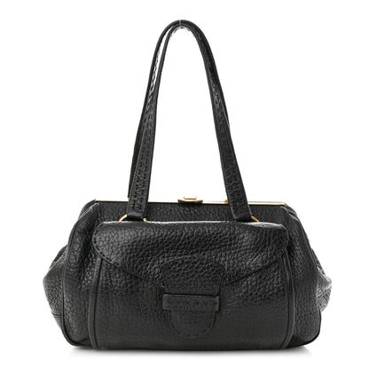 Prada Cervo Berlino Satchel Black 1 of 11