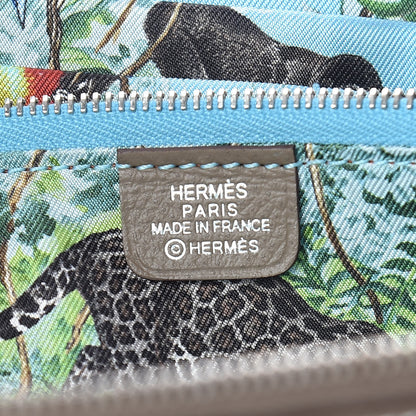 Hermes Epsom Silk'in Wallet Etoupe 6 of 8