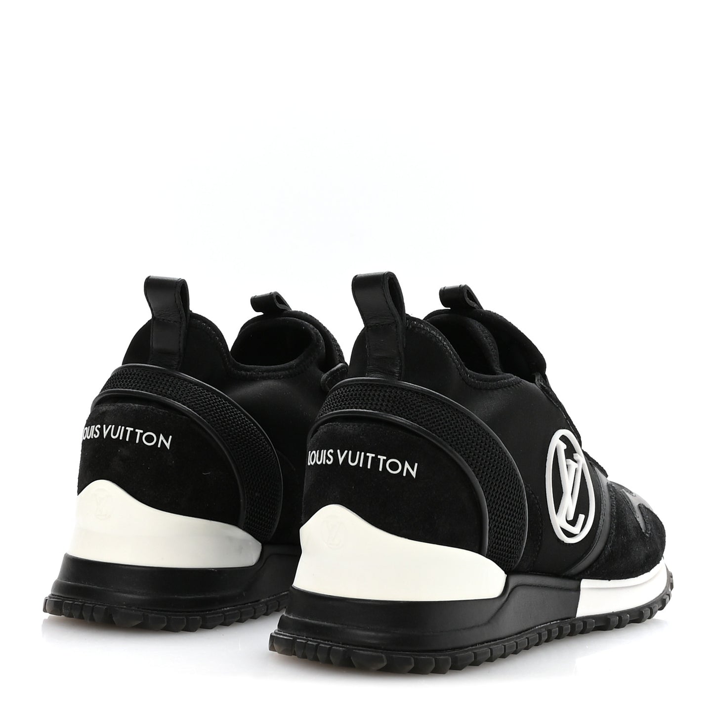 Calfskin Run Away Sneakers 37 Black