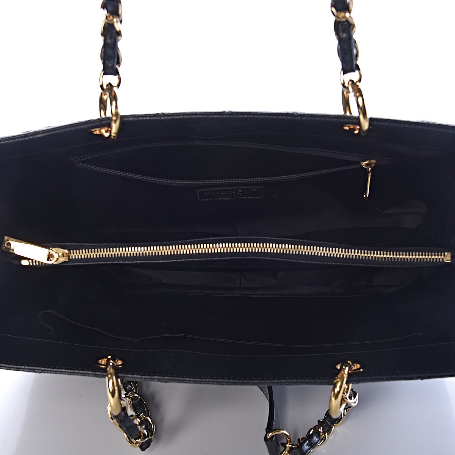 Caviar Quilted XL Grand Shopping Tote GST Black