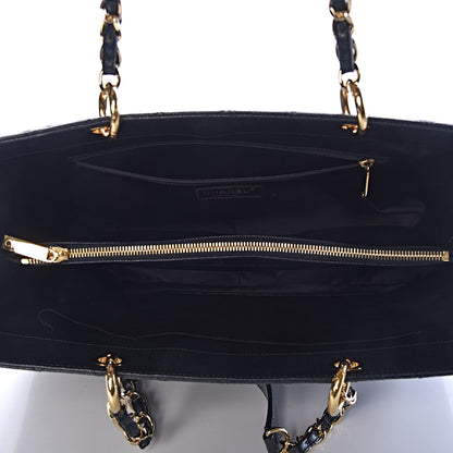 Chanel Caviar Quilted XL Grand Shopping Tote GST Black 5 of 12