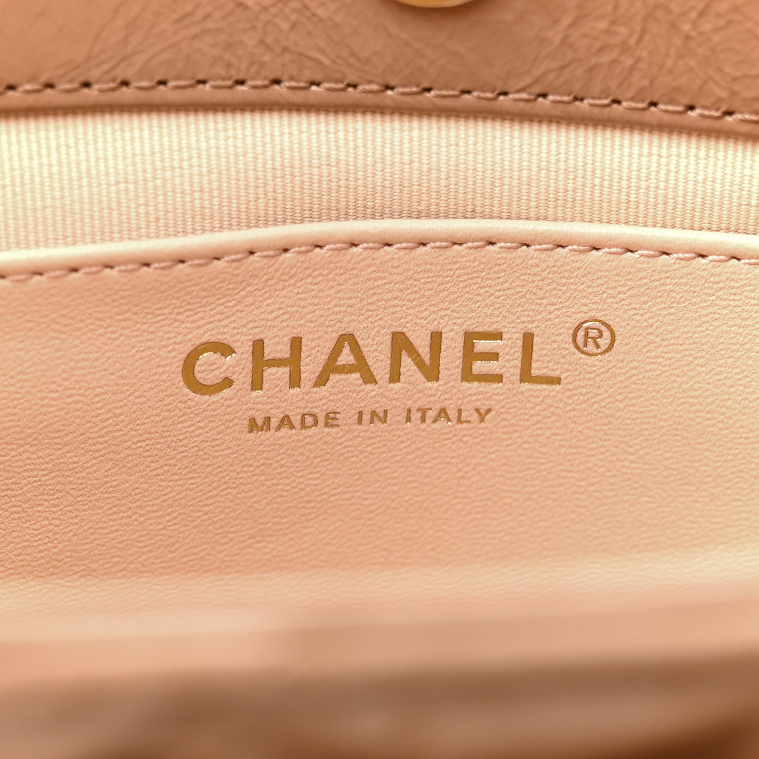 Chanel Shiny Crumpled Calfskin Quilted Small Wavy CC Hobo Dark Beige 6 of 12