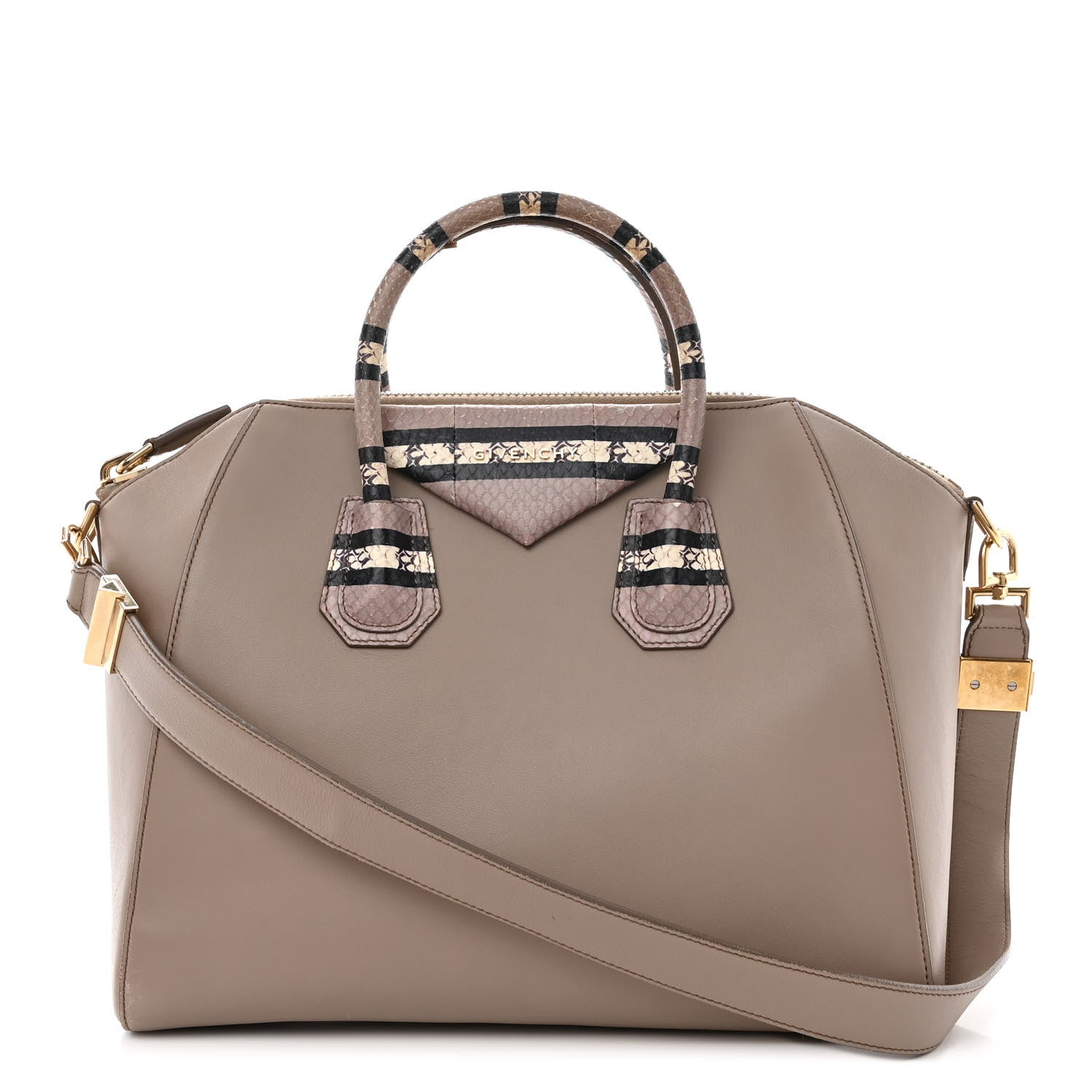 Givenchy Calfskin Ayers Trim Medium Antigona Grey 1 of 20