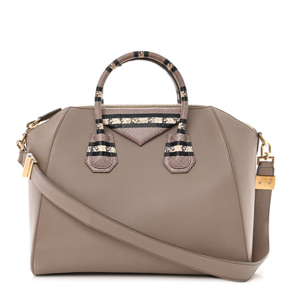 Givenchy Calfskin Ayers Trim Medium Antigona Grey 1 of 20