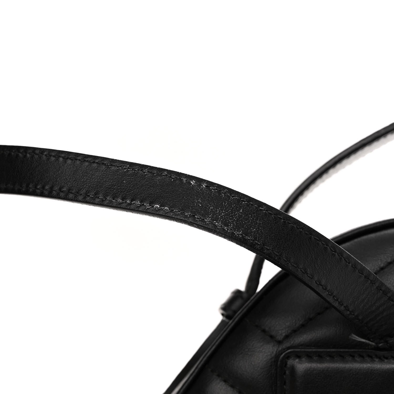 Gucci Calfskin Matelasse GG Marmont Dome Backpack Black 13 of 15