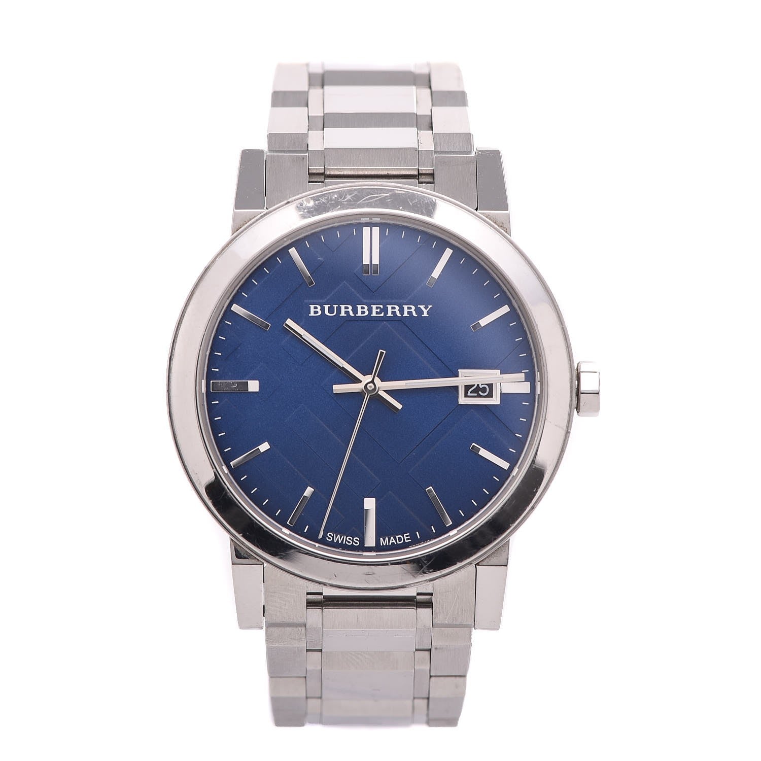 Burberry Stainless Steel 38mm The City Quartz Watch Blue BU9031 1 of 6