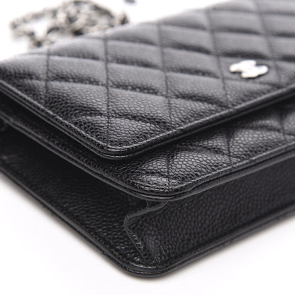 Chanel Caviar Quilted Wallet On Chain WOC Black 9 of 11