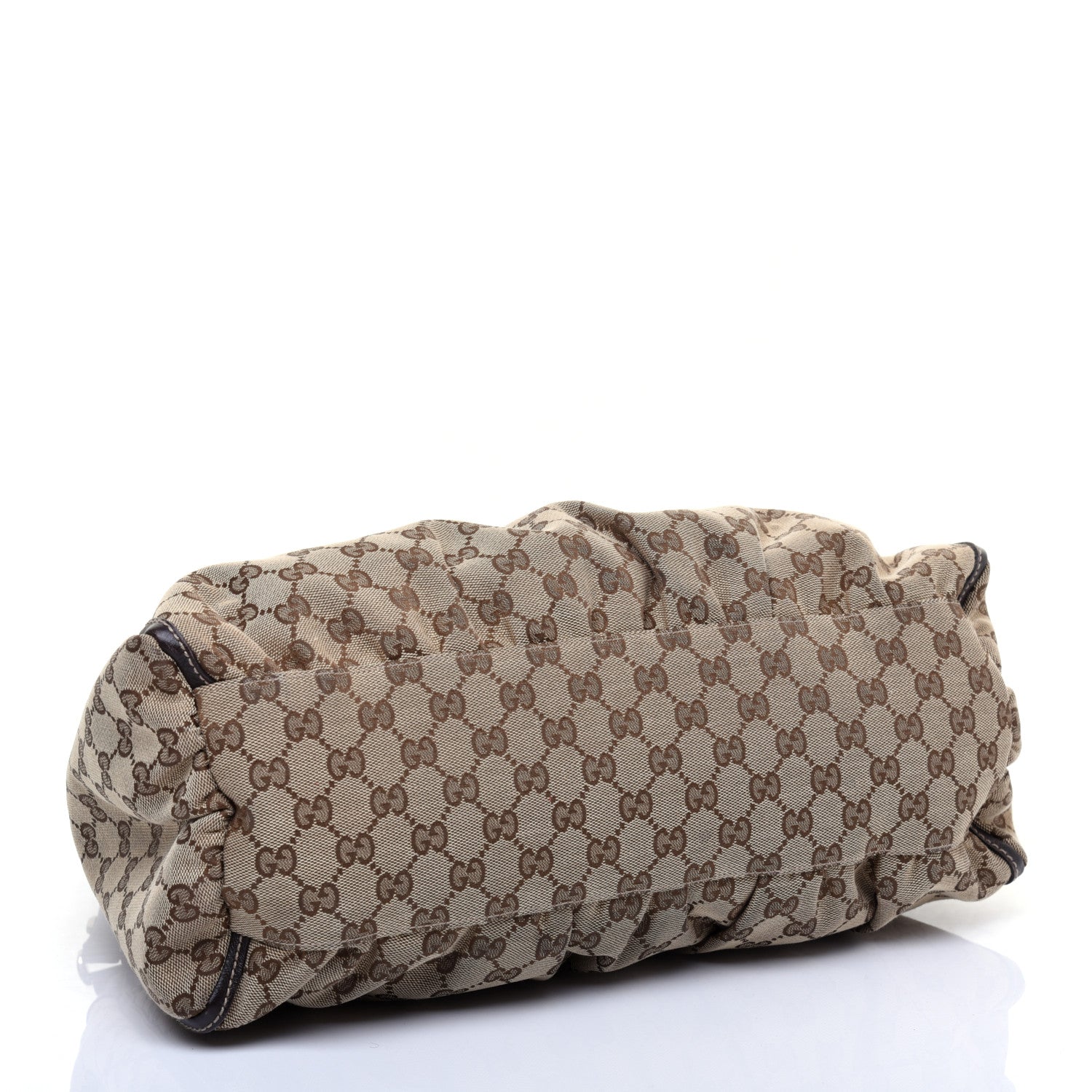 Gucci Monogram Large D Gold Hobo Dark Brown 4 of 12