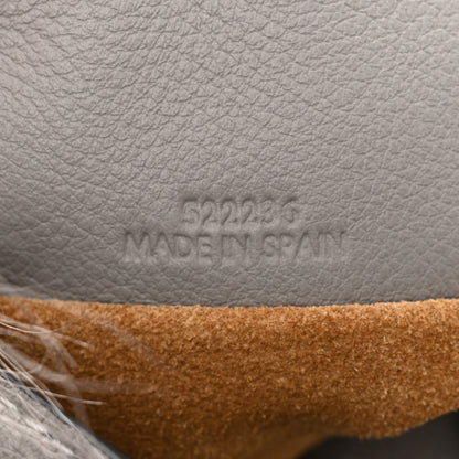 Loewe Shearling Flamenco Knot Clutch Grey 7 of 10