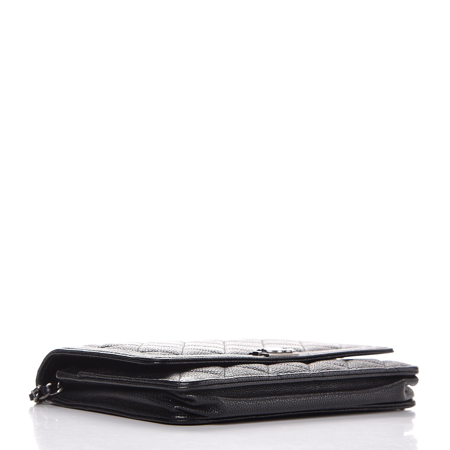 Chanel Caviar Quilted Boy Wallet On Chain WOC Black 4 of 9