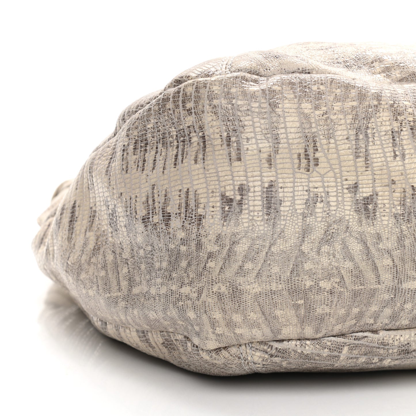 Snakeskin Embossed Calfskin Rahmyn Grey
