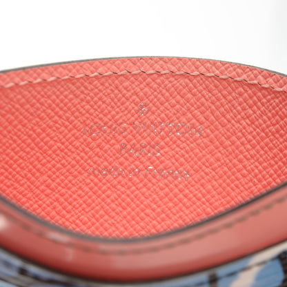 Louis Vuitton Epi Card Holder Aqua 5 of 7