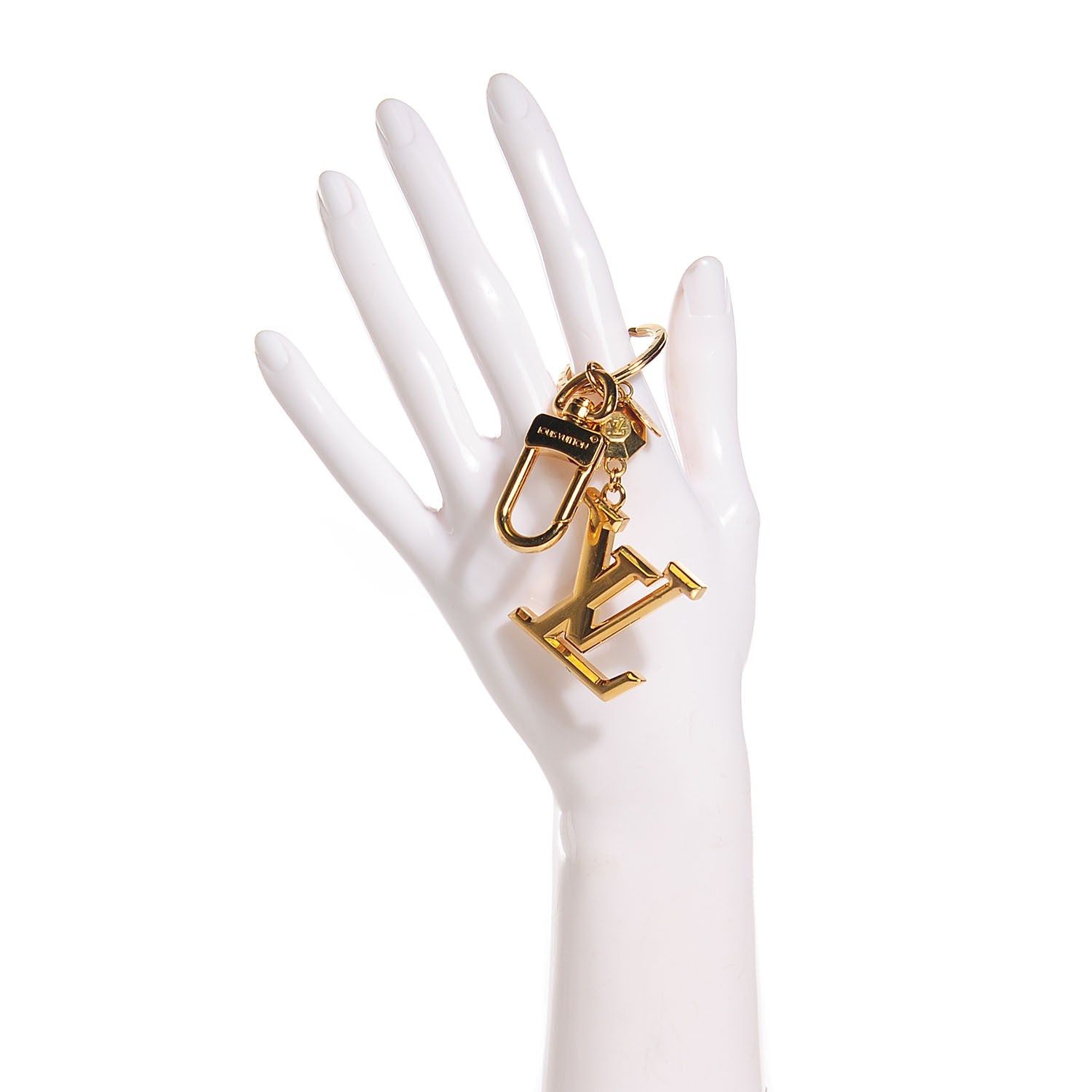 Louis Vuitton LV Facettes Key Holder Gold 2 of 6