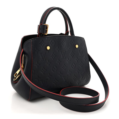 Louis Vuitton Empreinte Montaigne BB Marine Rouge 3 of 12
