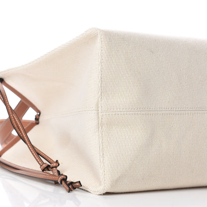 Loewe Canvas Calfskin Cushion Tote Beige 5 of 10