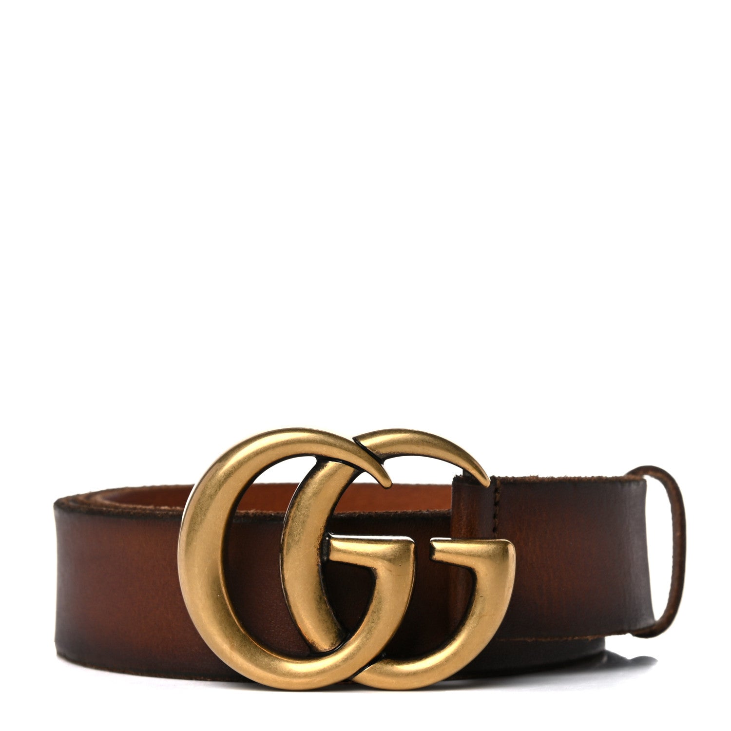 Gucci Faded Calfskin Double G 40mm Belt 110 44 Cuir 1 of 8