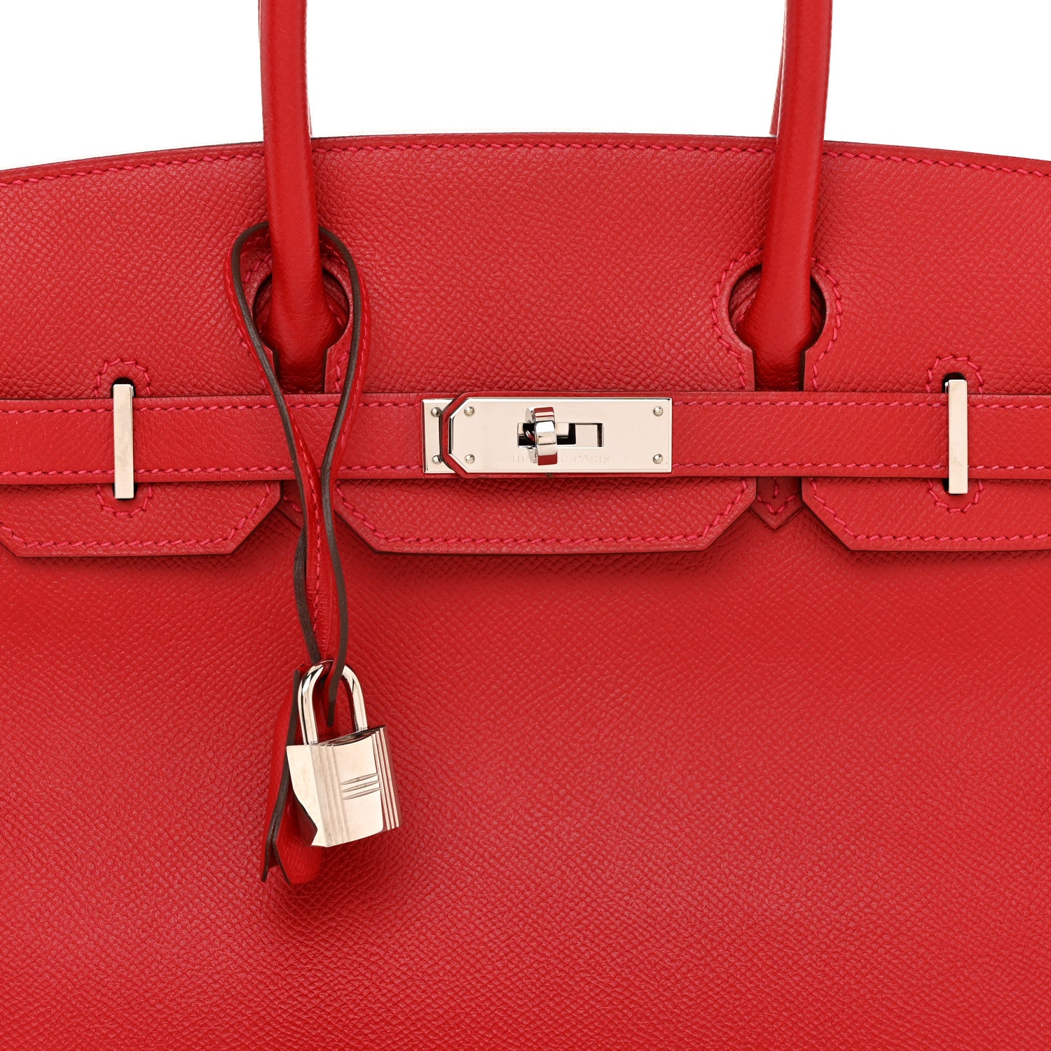 Hermes Epsom Birkin 30 Rouge Casaque 8 of 12