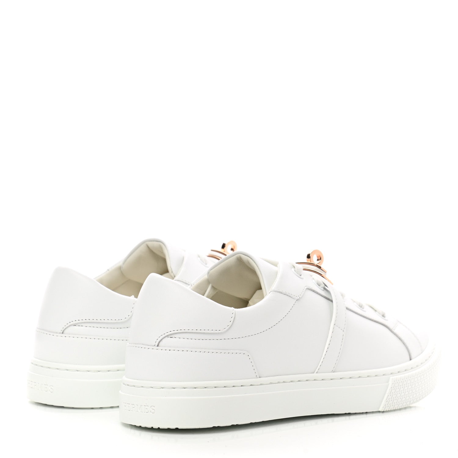 Hermes Calfskin Day Sneakers 37 White 4 of 9