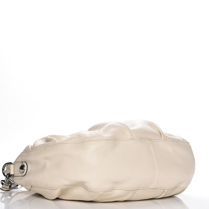 Gucci Pebbled Calfskin Medium Icon Bit Shoulder Bag Ivory 5 of 11
