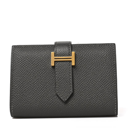 Hermes Epsom Mini Bearn Wallet Etain 1 of 6