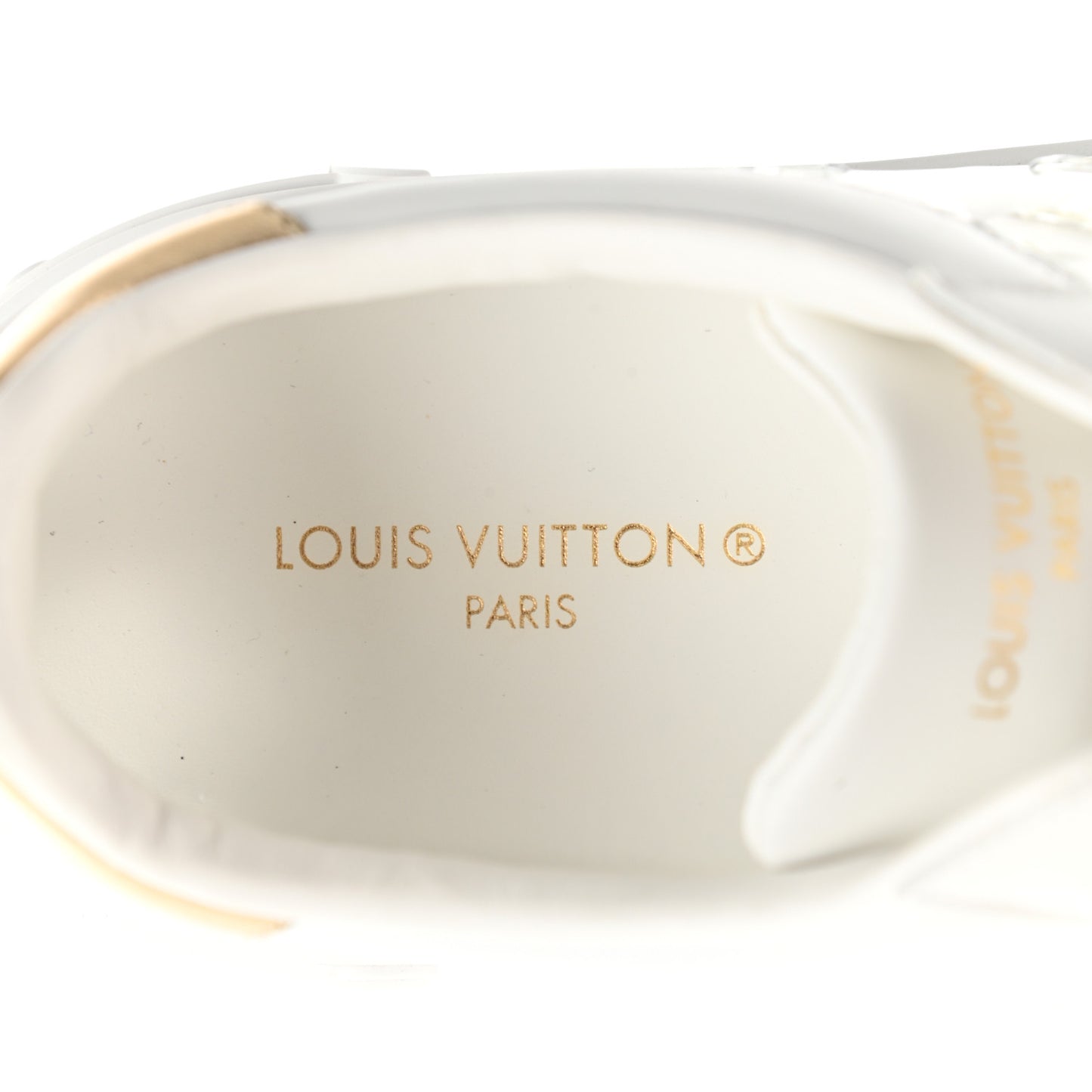 Monogram PVC Time Out Sneakers 38.5 Gold
