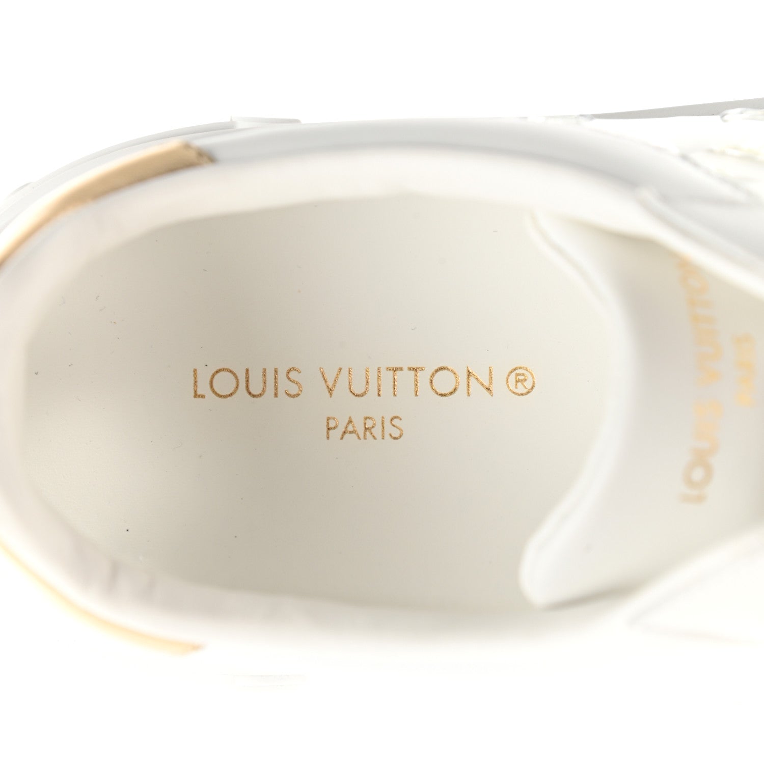Louis Vuitton Monogram PVC Time Out Sneakers 38.5 Gold 9 of 16
