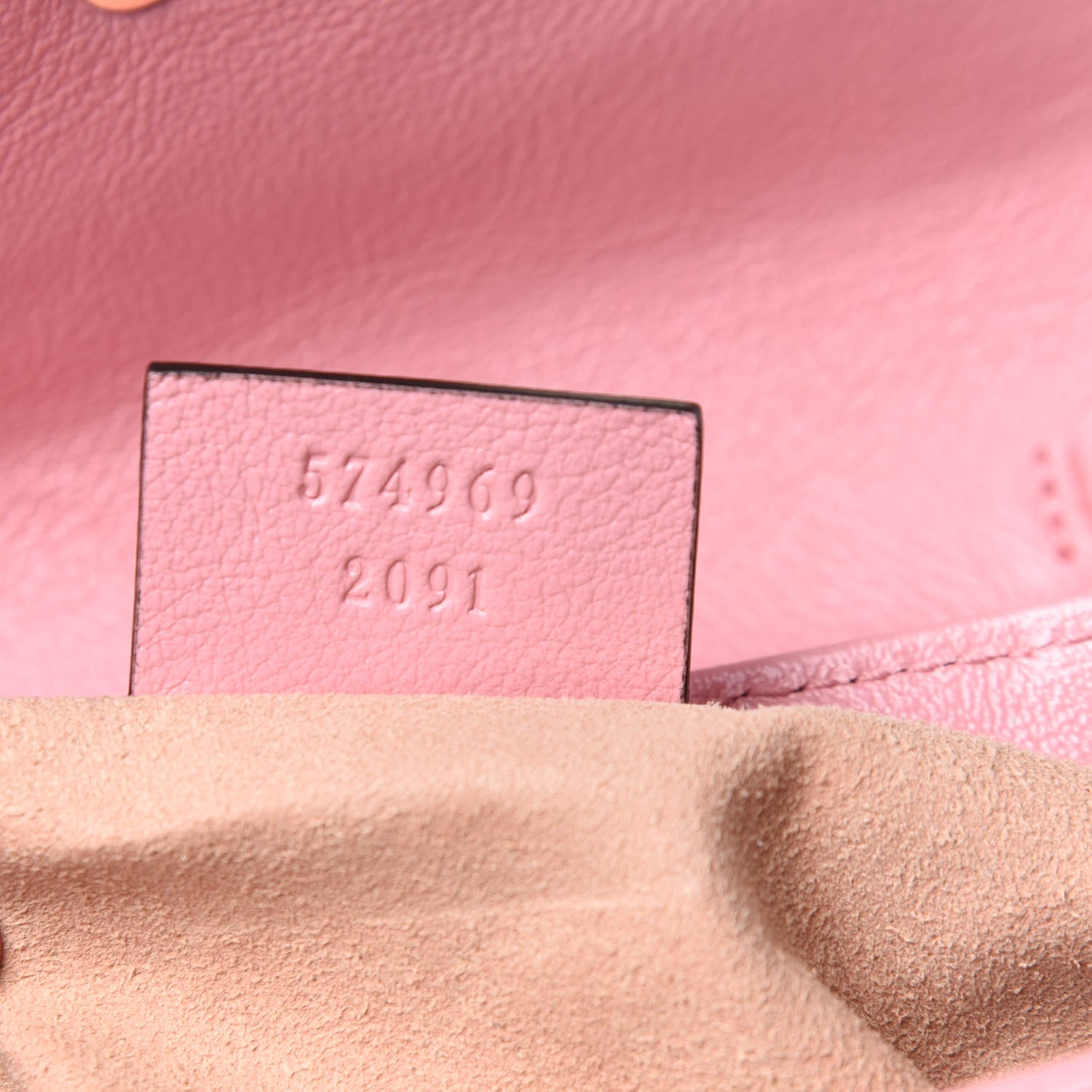 Gucci Azalea Calfskin Enamel Matelasse Diagonal Super Mini Torchon GG Marmont Shoulder Bag New Cherry Red Wild Rose 6 of 10