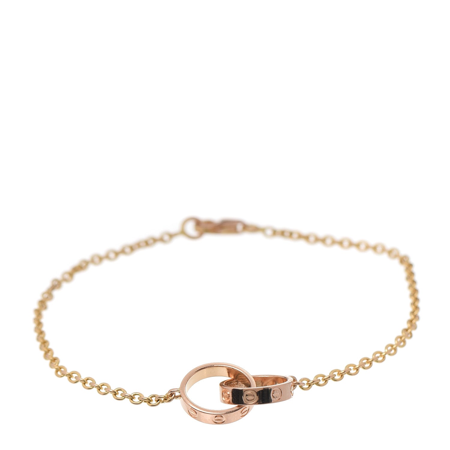 Cartier 18K Yellow Gold Interlocking LOVE Bracelet 1 of 6