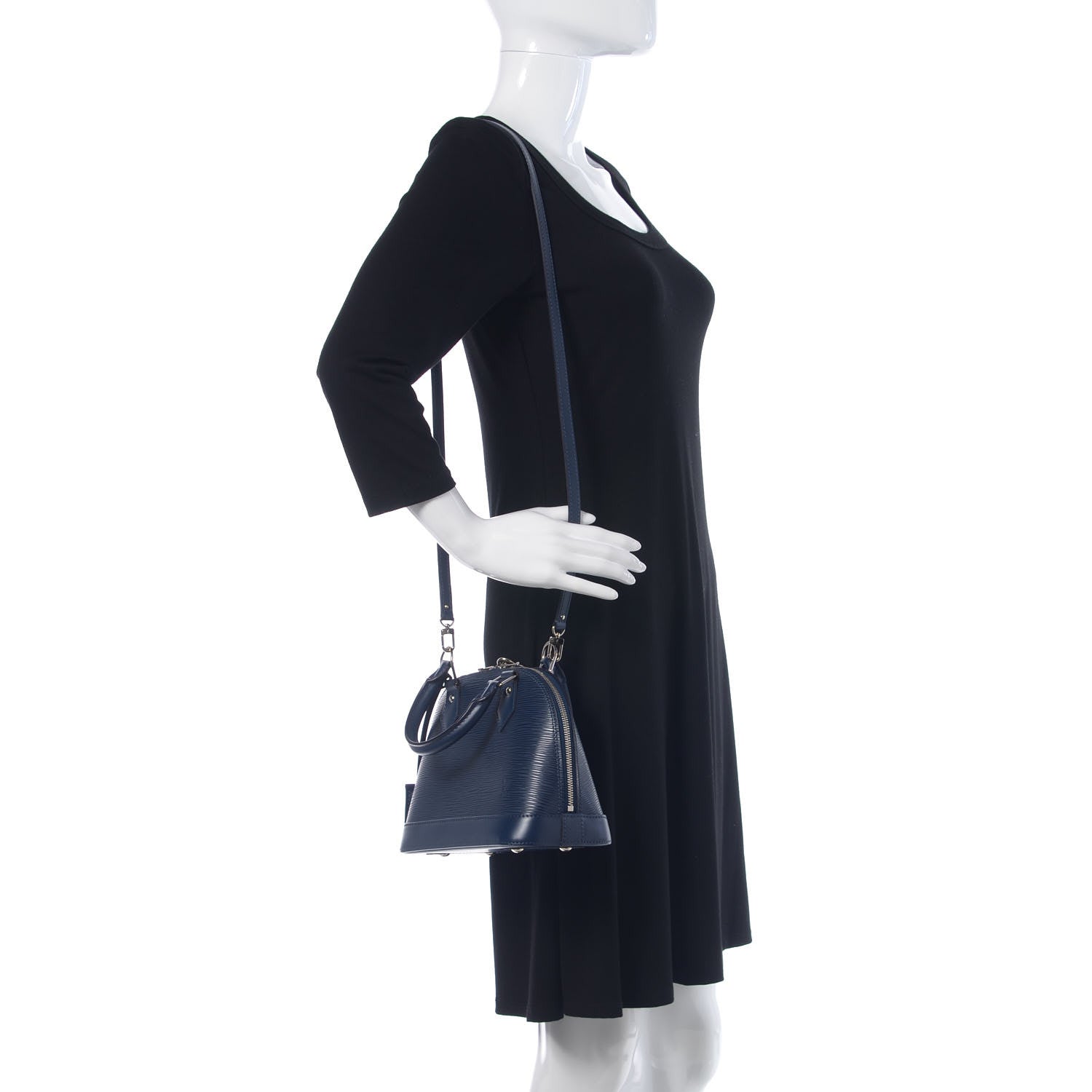 Louis Vuitton Epi Alma BB Indigo 2 of 10