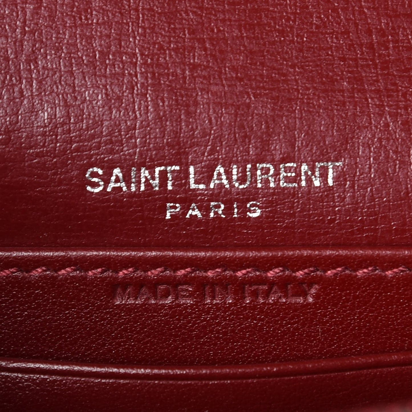 Calfskin Monogram Sunset Chain Wallet Palissandre