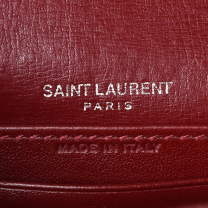 Saint Laurent Calfskin Monogram Sunset Chain Wallet Palissandre 6 of 7