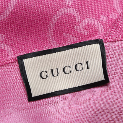 Gucci Wool Silk GG Monogram GGNat Scarf Roseate 4 of 8