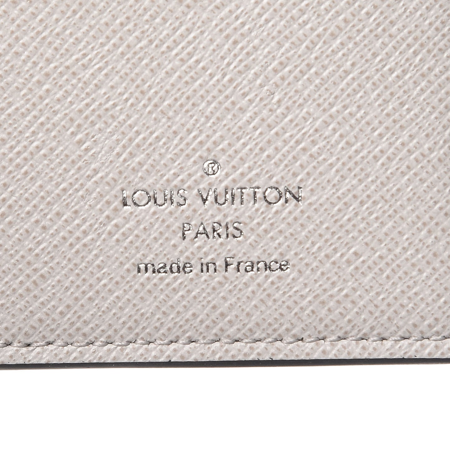 Monogram Pocket Organizer White