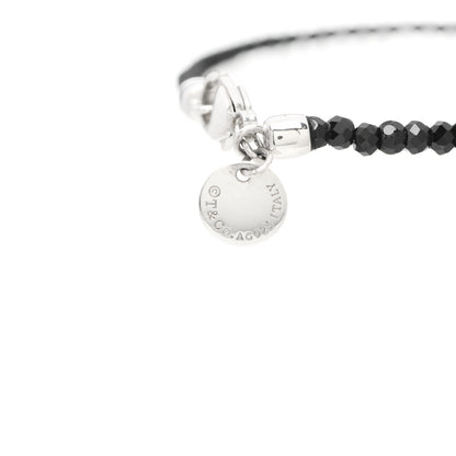 Tiffany Sterling Silver Black Spinel Ziegfeld Bead Bracelet 4 of 4
