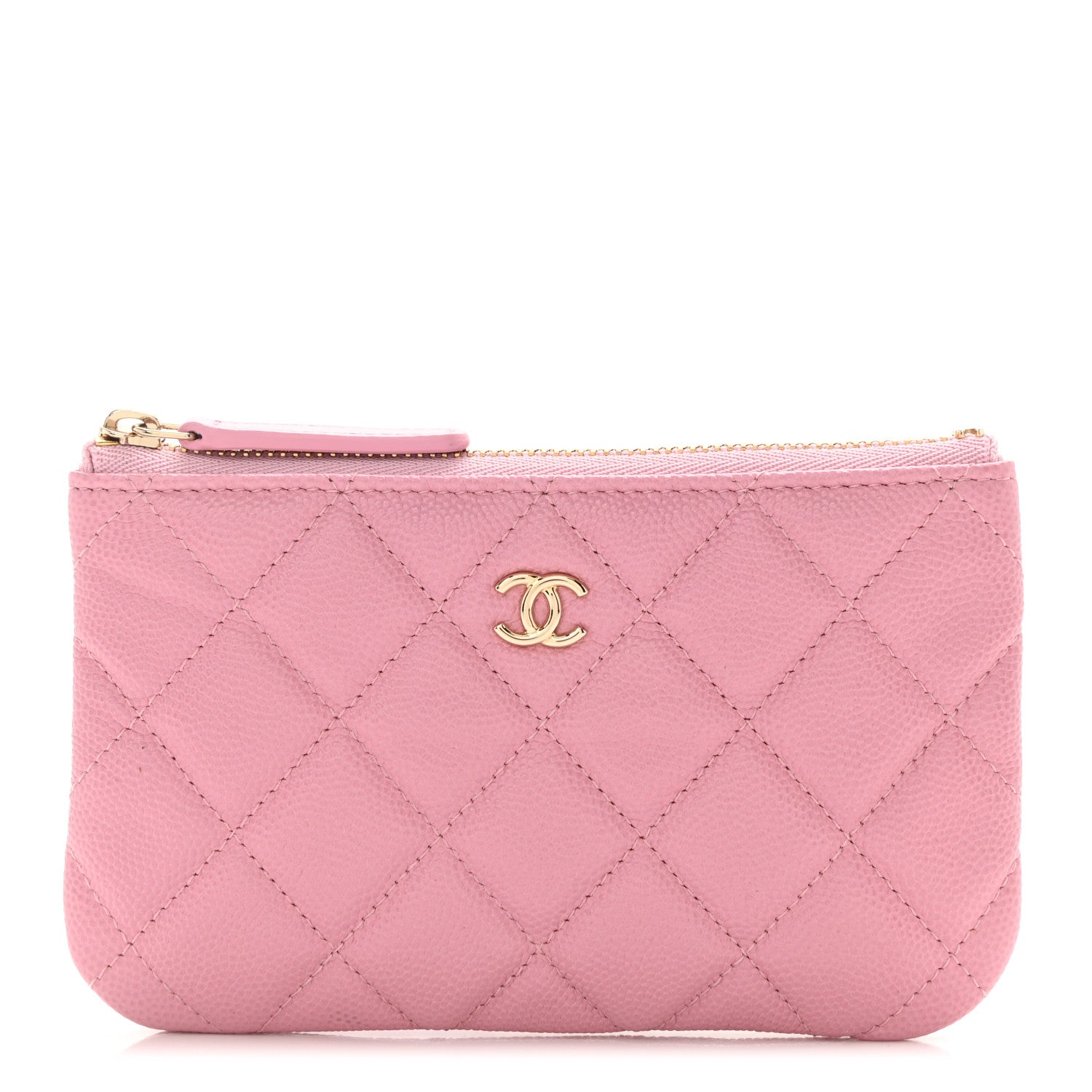 Chanel Caviar Quilted Small Cosmetic Case Pink 1 of 8