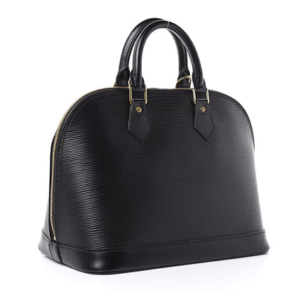 Louis Vuitton Epi Alma PM Black 3 of 14
