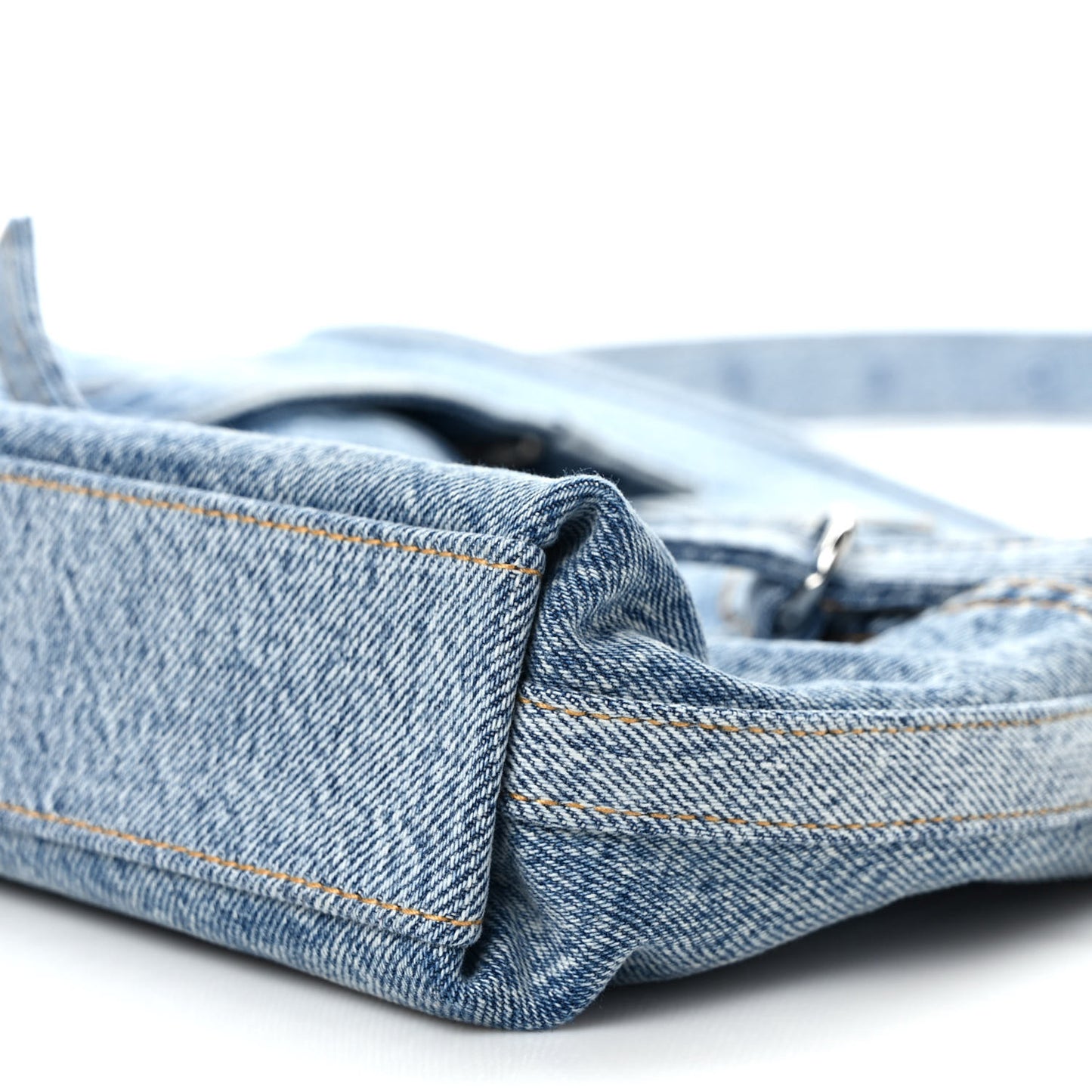 Boyfriend Denim Medium Voyou Bag Medium Blue
