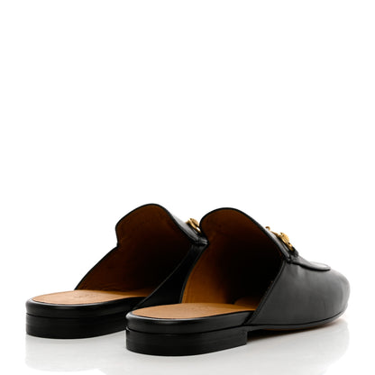 Gucci Calfskin Womens Princetown Slippers 38.5 Black 4 of 9