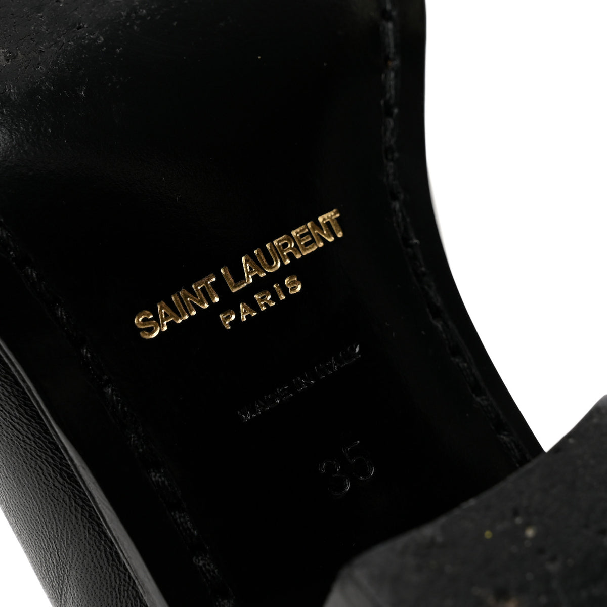 Saint Laurent Incrociato Muriel Vassili 60 Ankle Zip Boots 35 Black 7 of 10