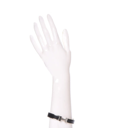 Hermes Matte Enamel Narrow Clic Clac HH Bracelet GM Black 2 of 5