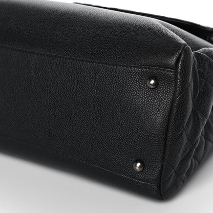 Chanel Caviar Lambskin Quilted Large Coco Break Shopping Bag Black 6 of 11