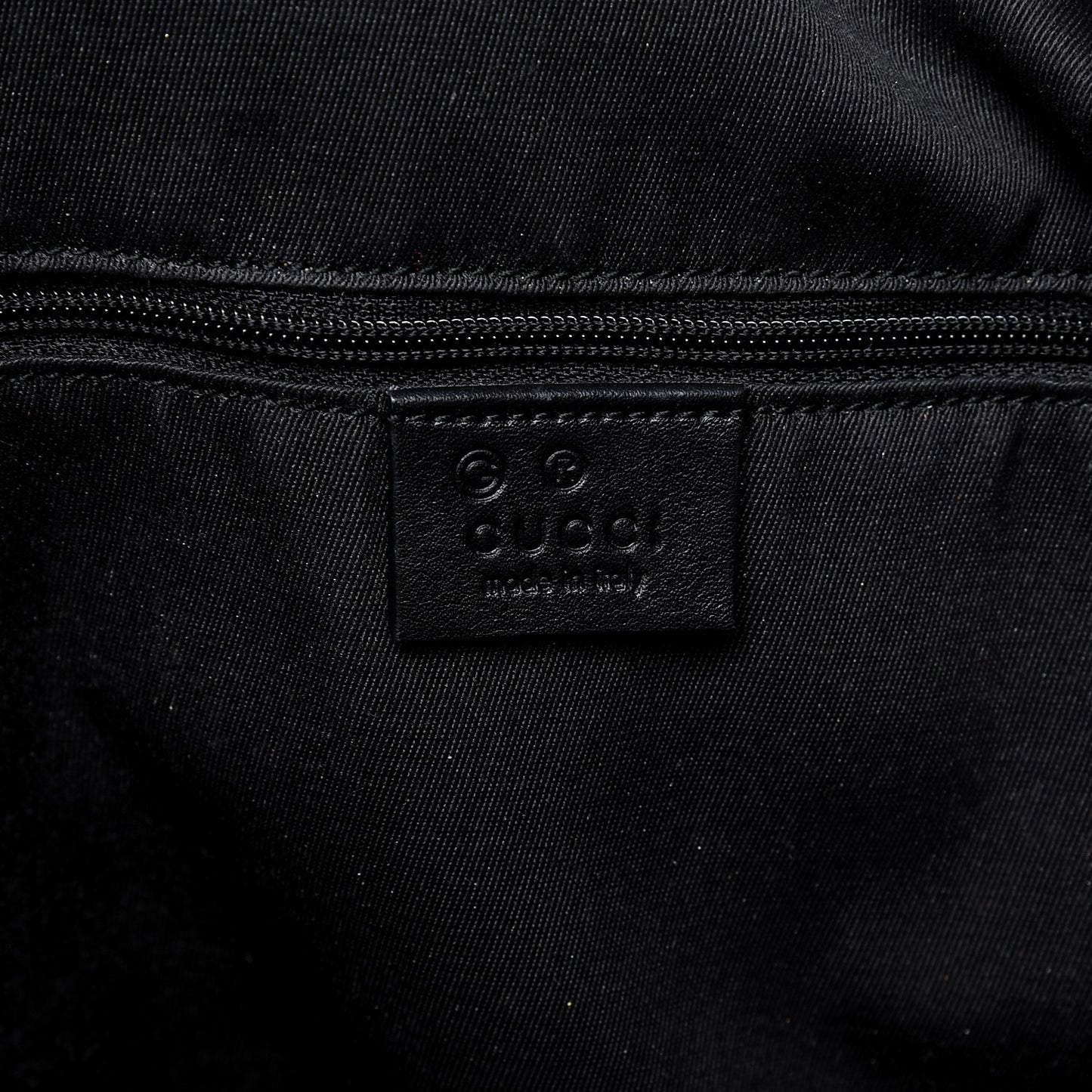 Guccissima Vitello Tender Large Sukey Tote Black