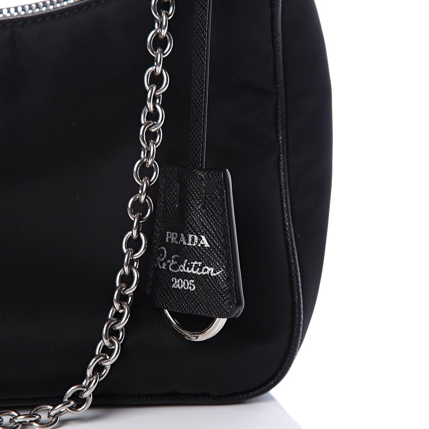 Prada Nylon Re-Edition 2005 Shoulder Bag Black 11 of 13