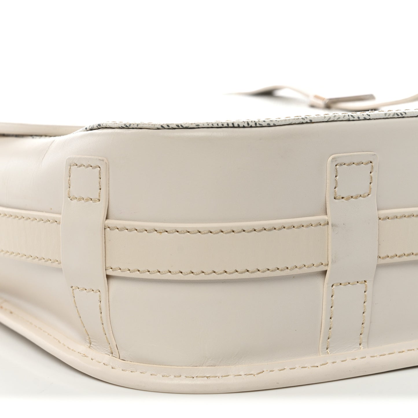 Goyardine Belvedere II MM Messenger Bag White
