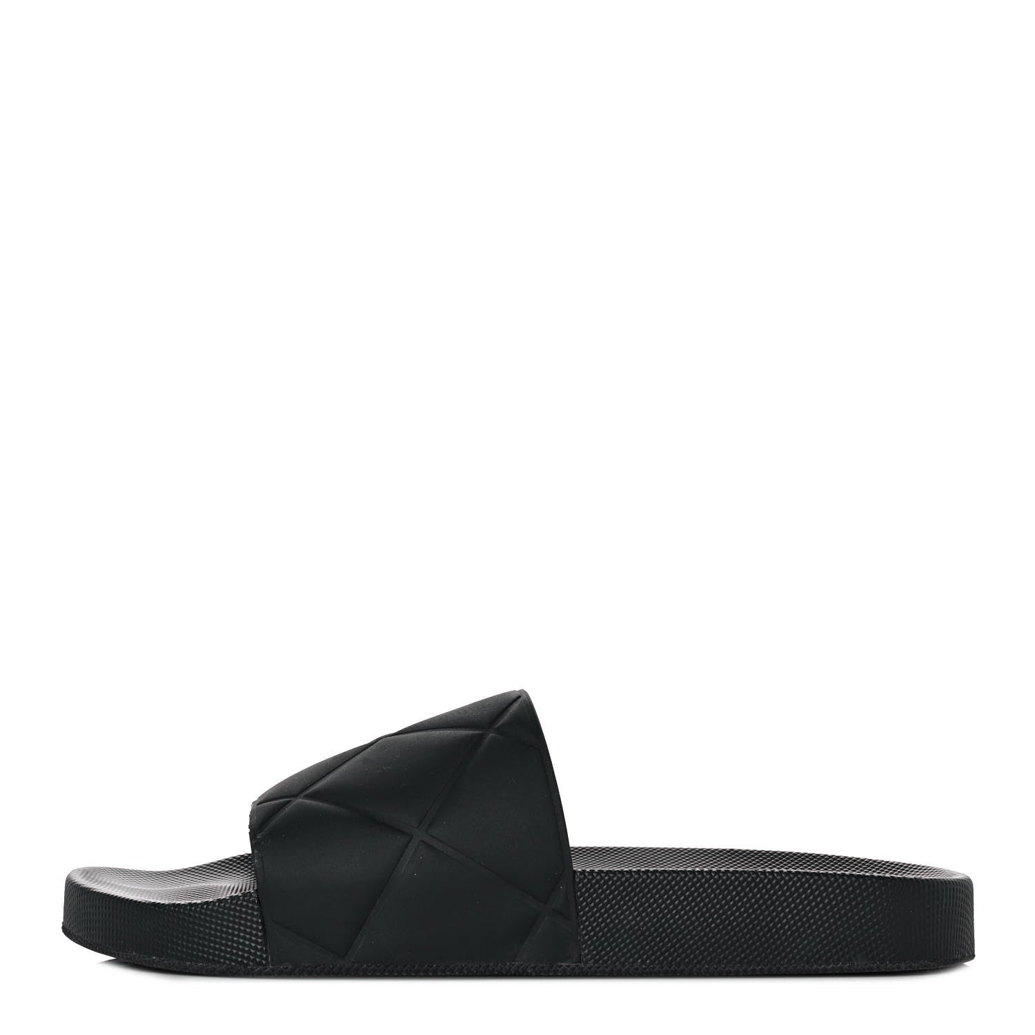 Bottega Veneta Rubber The Slider Sandals 41 Black 1 of 7